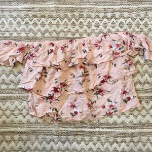 AMERICAN EAGLE OFF THE SHOULDER SHIRT